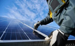 Residential solar panel installation representing monthly solar savings in California